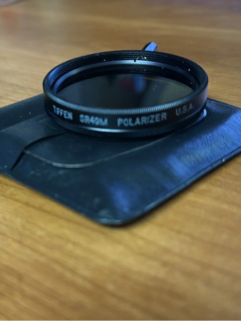 49mm Polarizer Filter - Vintage Tiffen 49mm Linear Polarizer Camera Lens Filter